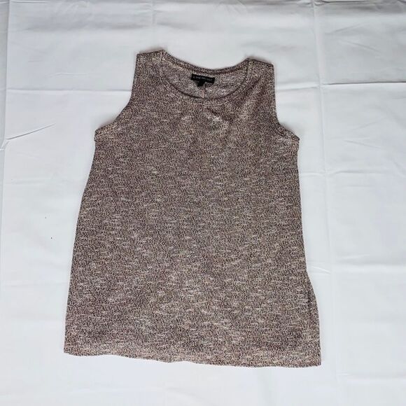 Lane Bryant Tops - Lane Bryant Women's Brown Metallic Knit Tank Top Size 14/16